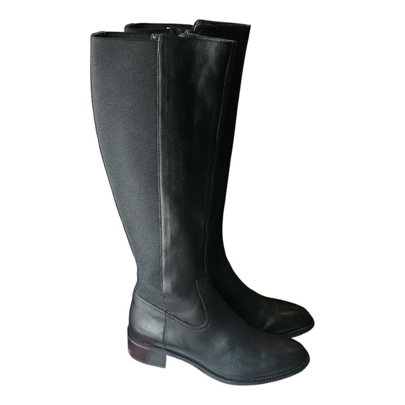 Aquatalia Neda knee high Black Women's Winter & Rain Boots - Picture 2 of 8